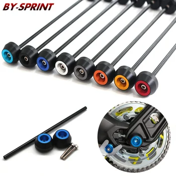 

For MT-09 FZ-09 MT09 2013-2019 Motorcycle CNC Front Rear Axle Fork Wheel Protector Crash Sliders Cap Pad Falling Protection