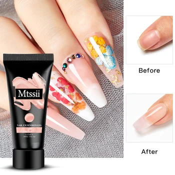 

30ml Quick Poly Building Nail Extension Gel Soak off Poly UV Gel Camouflage Hard Builder Nail Gel For Extending Nail length