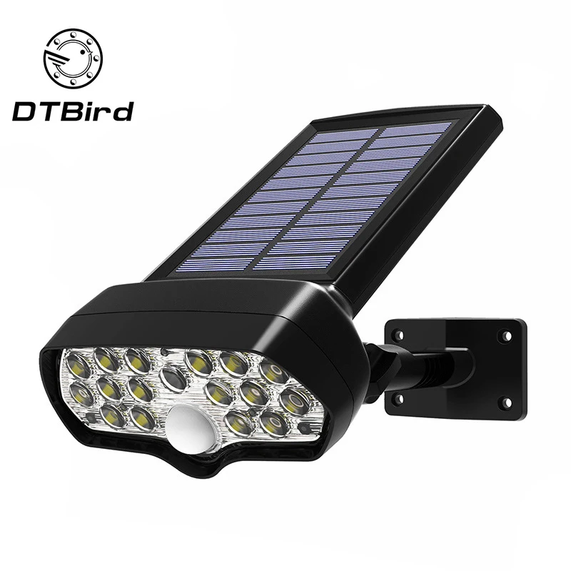 LED solar wall lamp outdoor garden waterproof and moisture proof solar courtyard lamp wall lamp solar shark lamp solar spotlight