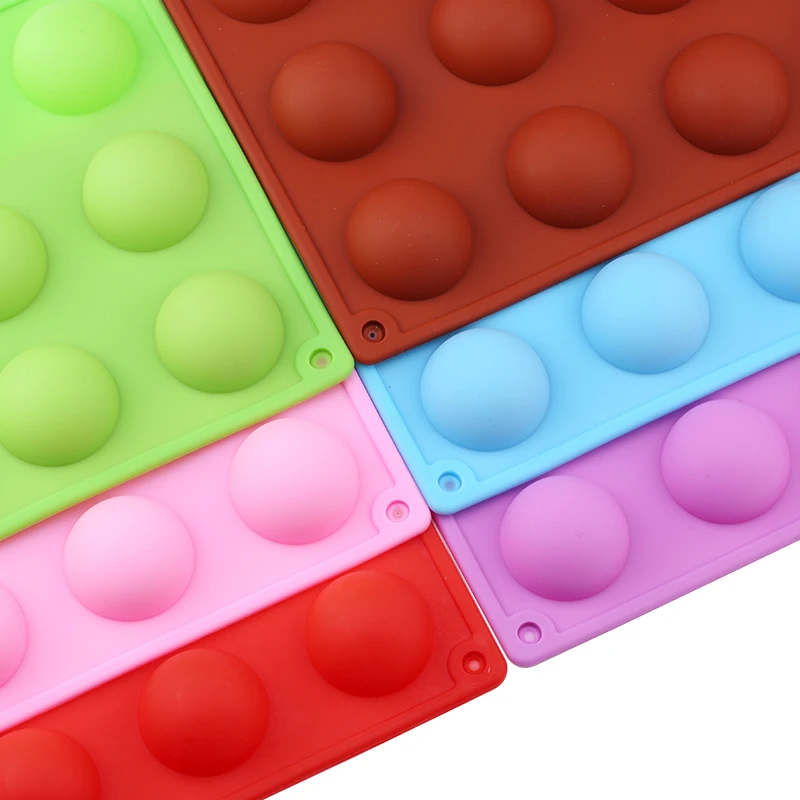 FAIS DU 15/24/35 Holes Half Round Pudding Mold Semi spherical Silicone Chocolate Mold Jelly Dessert Cake Baking Decoration Tools