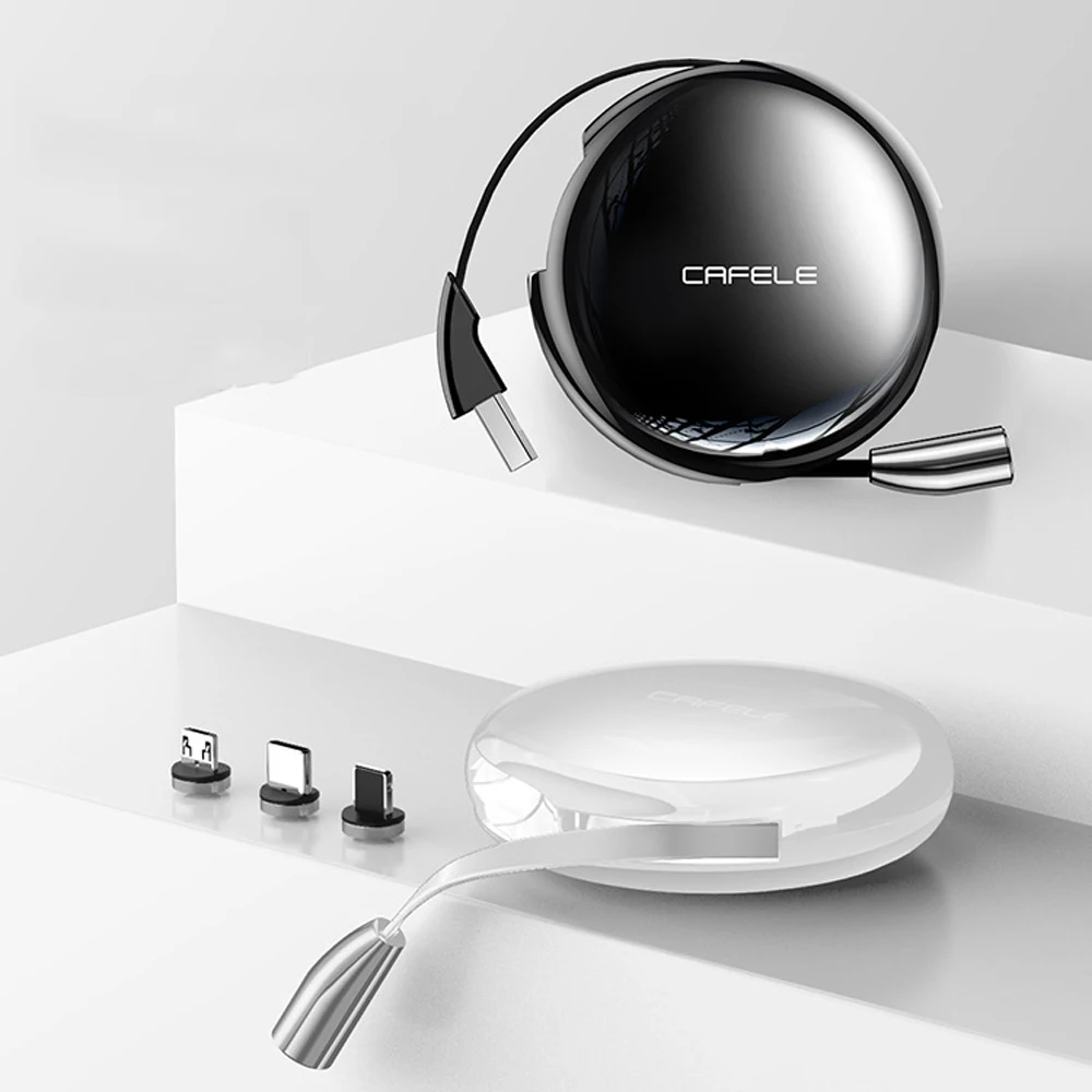 Cafele Магнитный кабель для передачи данных 3A Micro usb type C светодиодный индикатор быстрой зарядки для huawei P30 mate 30 Pro 5G Xiaomi Mi9 5G Redmi K20