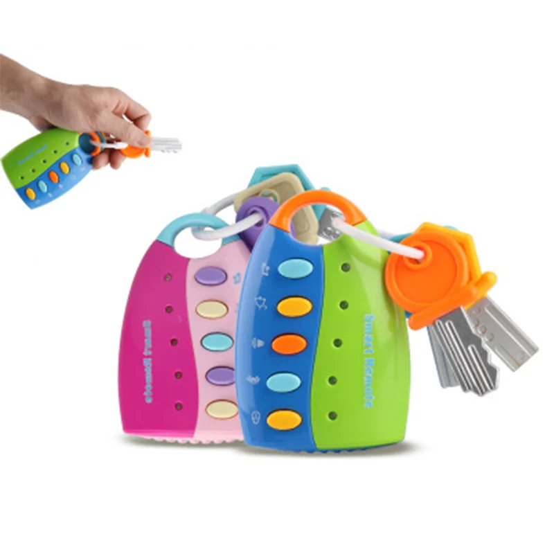 

Funny Baby Toy Musical Car Key Vocal Smart Remote Car Voices Pretend Play Educational Toys For Children Baby Music Toys