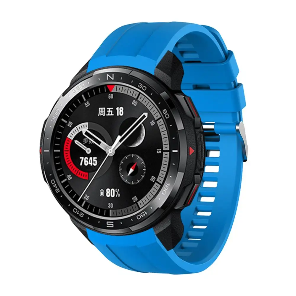 Silicone Sport Replacement Strap - Adjustable Fashion Wristband