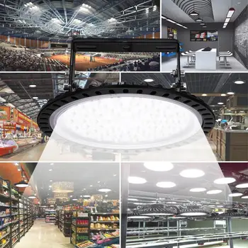 

High Light LED Lamp 24000LM Disc Shape Light IP54 3rd Generation Cool White Mining Lamp LED Light 300W/200W 110V Bay Lights