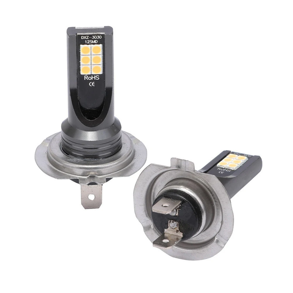 Светодиодсветодиодный лампы H8 H11 H7 9005 9006 H1 H3 Противотуманные фары 3030SMD 1600LM 3000K
