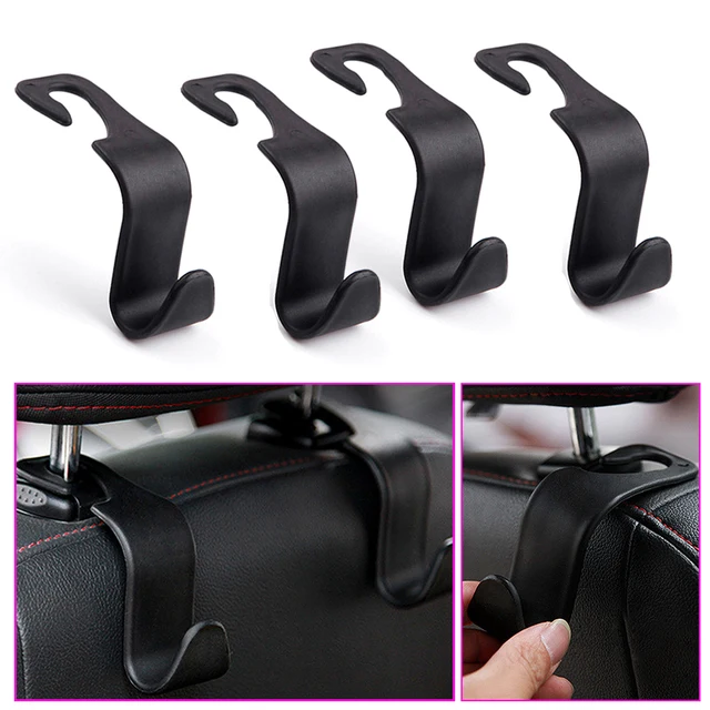 4 2 1 PCS Car Seat Headrest Hook for Auto Rear Seat Organizer Hanger Storage Holder