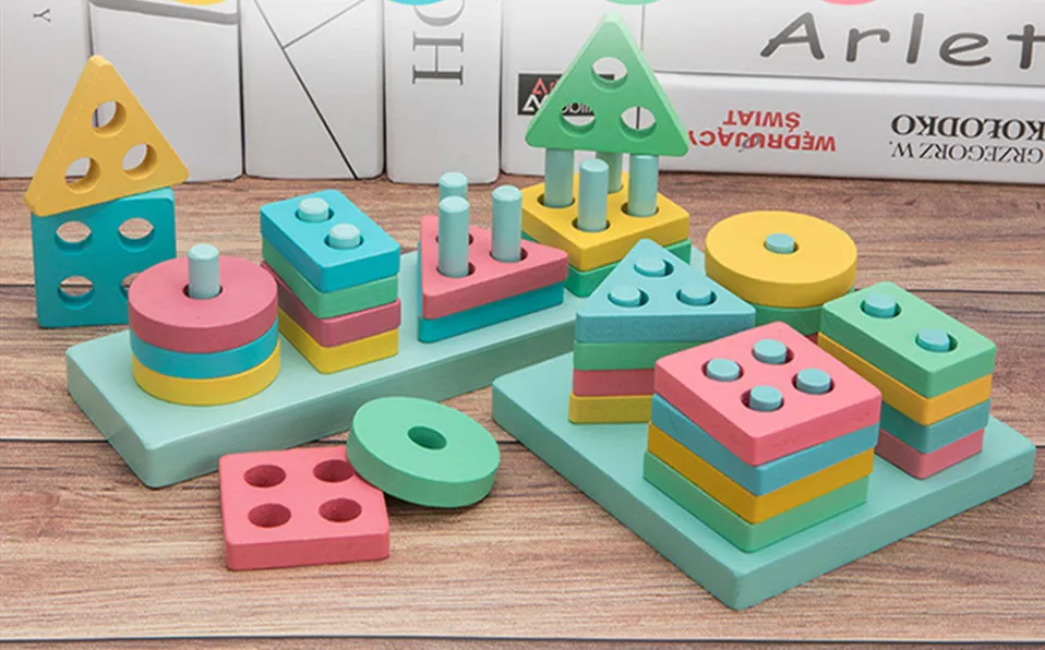 Детские игрушки, деревянные игрушки для детей 0-12 месяцев, музыкальные цветные цифровые познавательные Ранние развивающие игрушки, обучающие игрушки для малышей