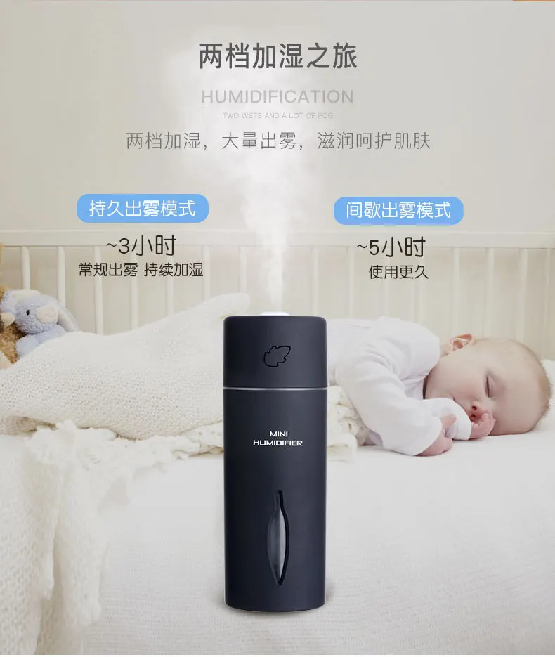 Креативный увлажнитель для листьев USB мини-увлажнитель для очистки Воздуха бесшумный портативный небольшой увлажнитель для дома