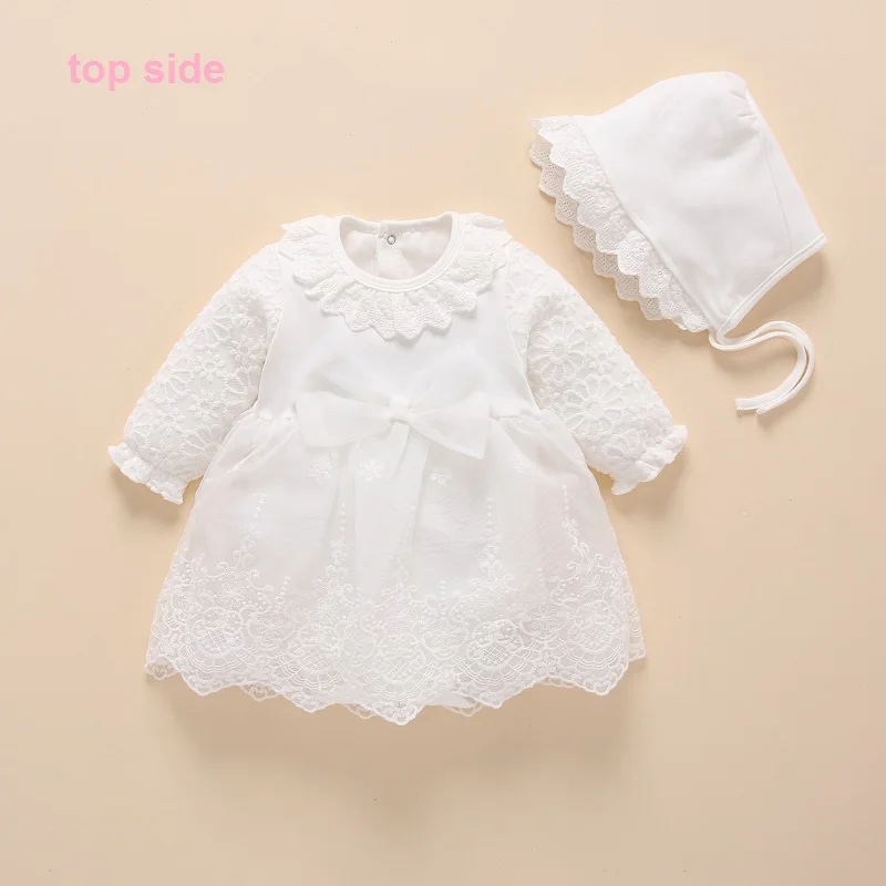 vestidos de batismo princesa branca para 3, 6, 9 meses, 2019