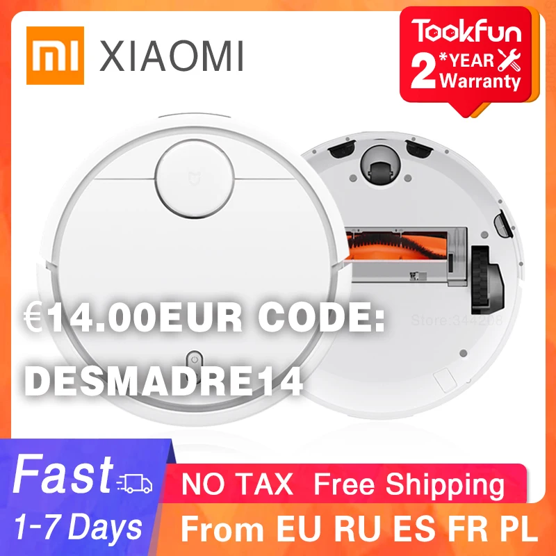 2021 XIAOMI Original MIJIA Robot Vacuum Cleaner for Home Automatic Sweeping Dust Sterilize Smart Planned WIFI App Remote Control