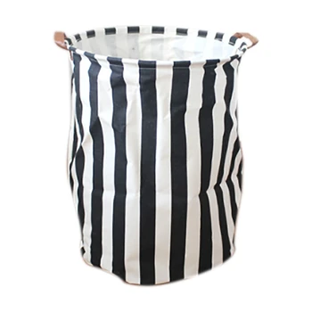 

Collapsible Clothes Toy Laundry Holder Organizer Folding Laundry Basket Toy Round Storage Bin Large Capacity