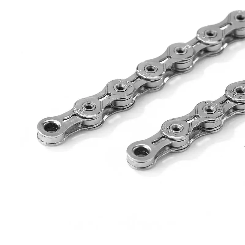 116 Links 11 Speed Hollow Steel Mountain Bicycle Chain Cycling Accessories Steel Silver Bike Chain Bicycle Accerssories