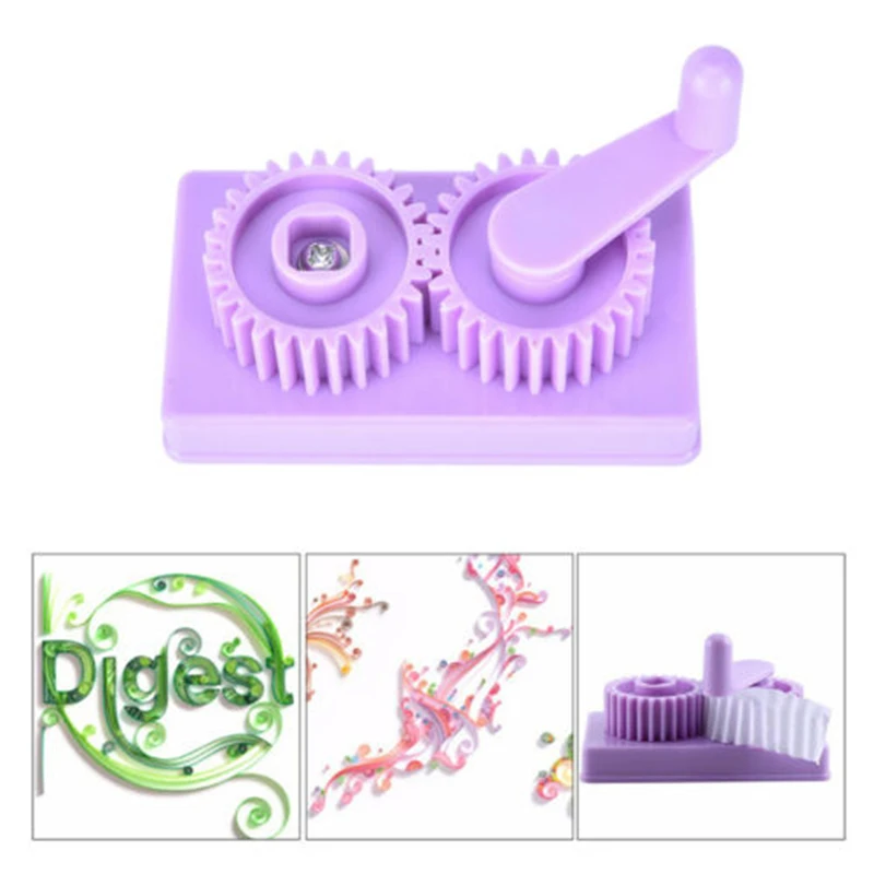 

Plastic Paper Quilling Crimper Wave Shape Paper Crimping Rolling Tool Machine for 1-10mm DIY Paper Strip Craft Quilling Supplies