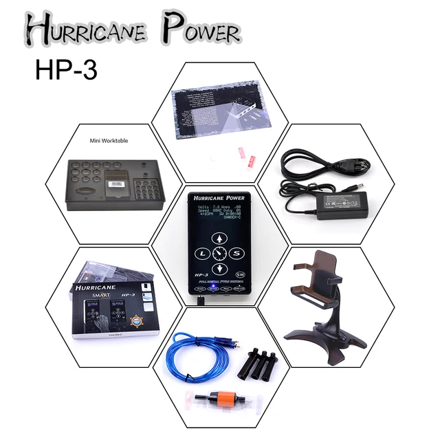 HURRICANE Third Generation Tattoo Power Supply - Image 4