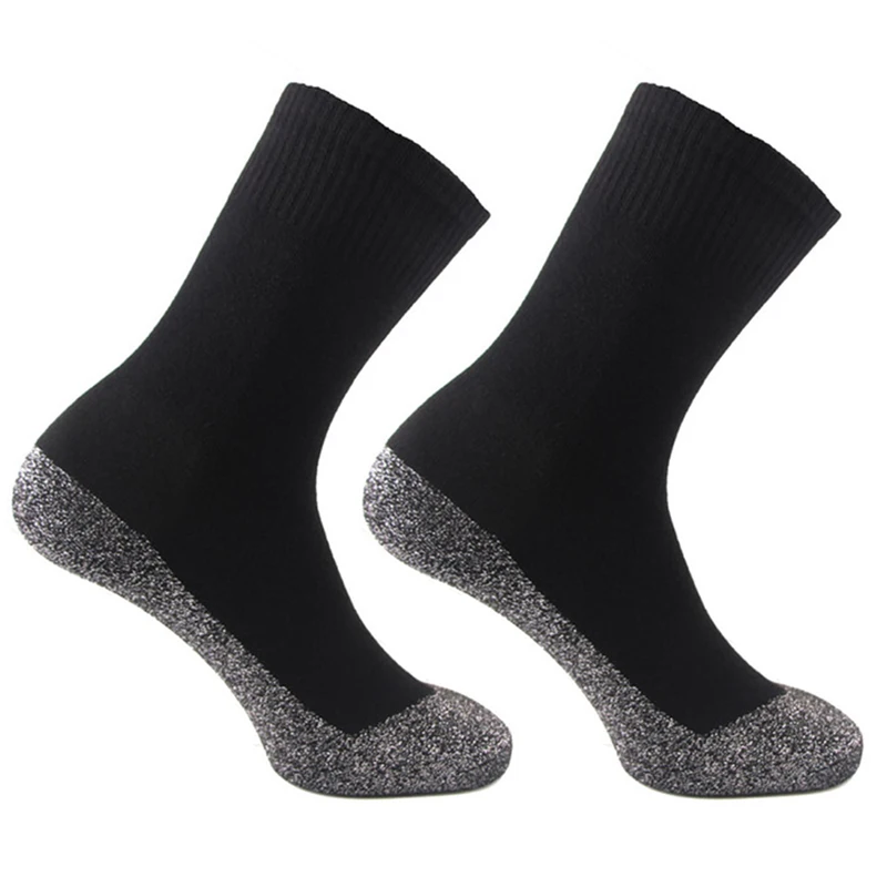 1 пара тепловых носков 35 градусов, утолщенные супер мягкие уникальные удобные носки из алюминиевых волокон, сохраняют тепло ног