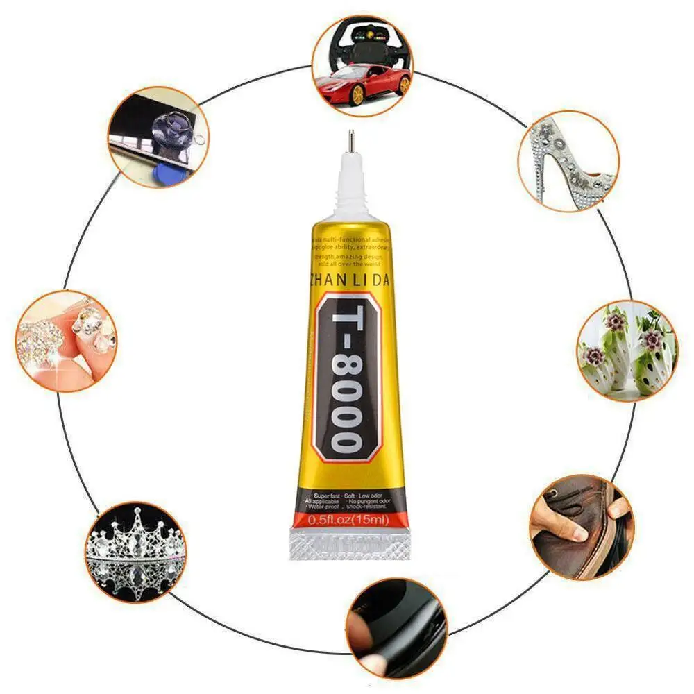 50ml T8000 Universal Glue Super Adhesive for DIY Cell Phone Screen Repair Frame Fixing Sealant Jewelry Craft | Канцтовары для офиса