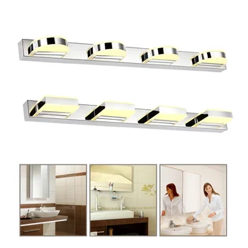 

Hartisan LED Mirror Light Vanity 4W 8W 12W 16W Bathroom Light Stainless steel ABS Waterproof Decoration Makeup Mirror Wall Lamp