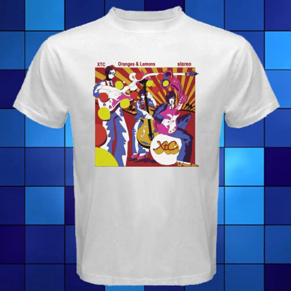 NewXtcOrangesAndLemonsPopRockBandWhiteTShirtSizeSMLXl.jpg