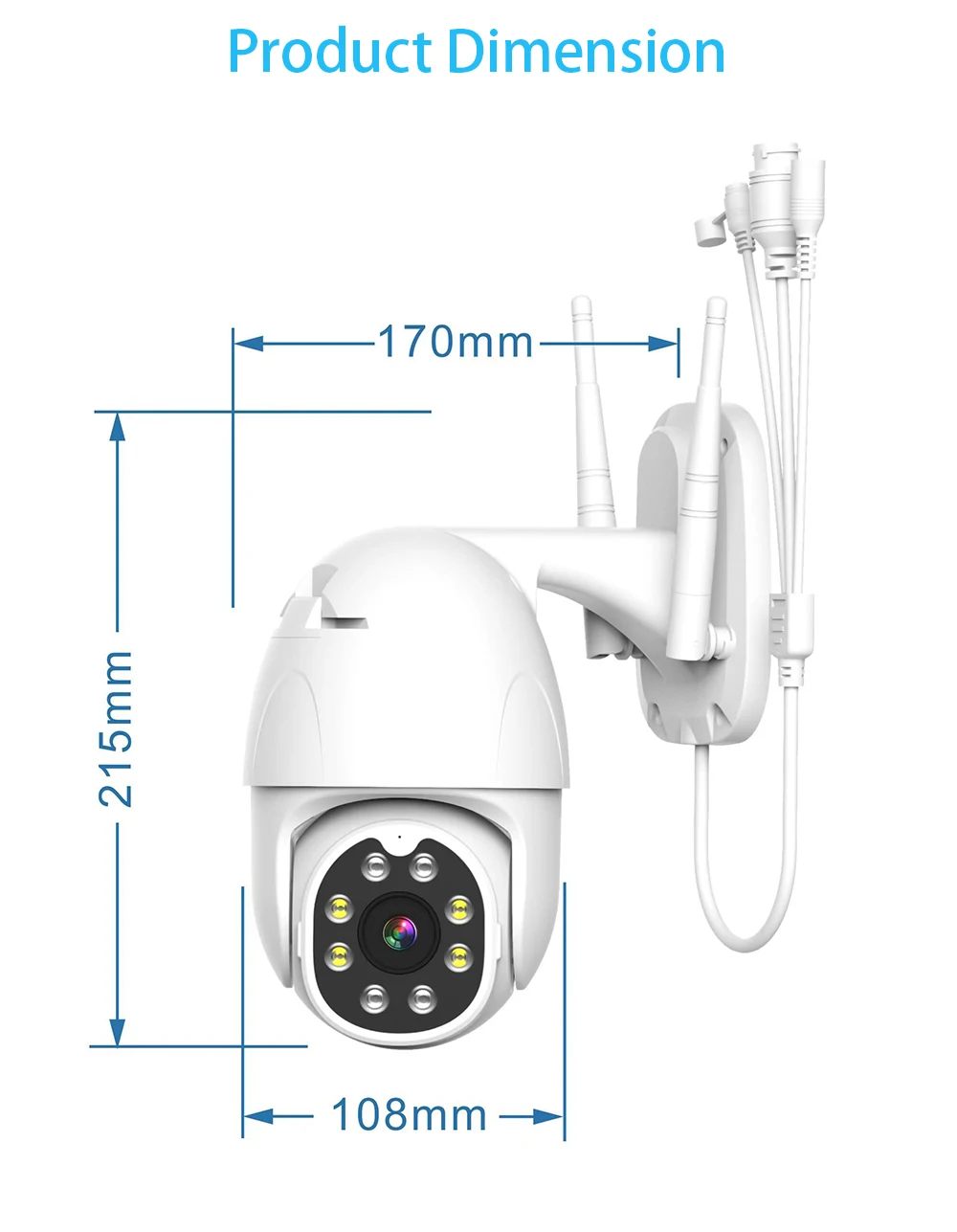 Tuya WiFi Беспроводная Смарт ip-камера 360 градусов Домашняя безопасность HD 1080P ip-камера двухстороннее аудио ночное видение PTZ Обнаружение движения