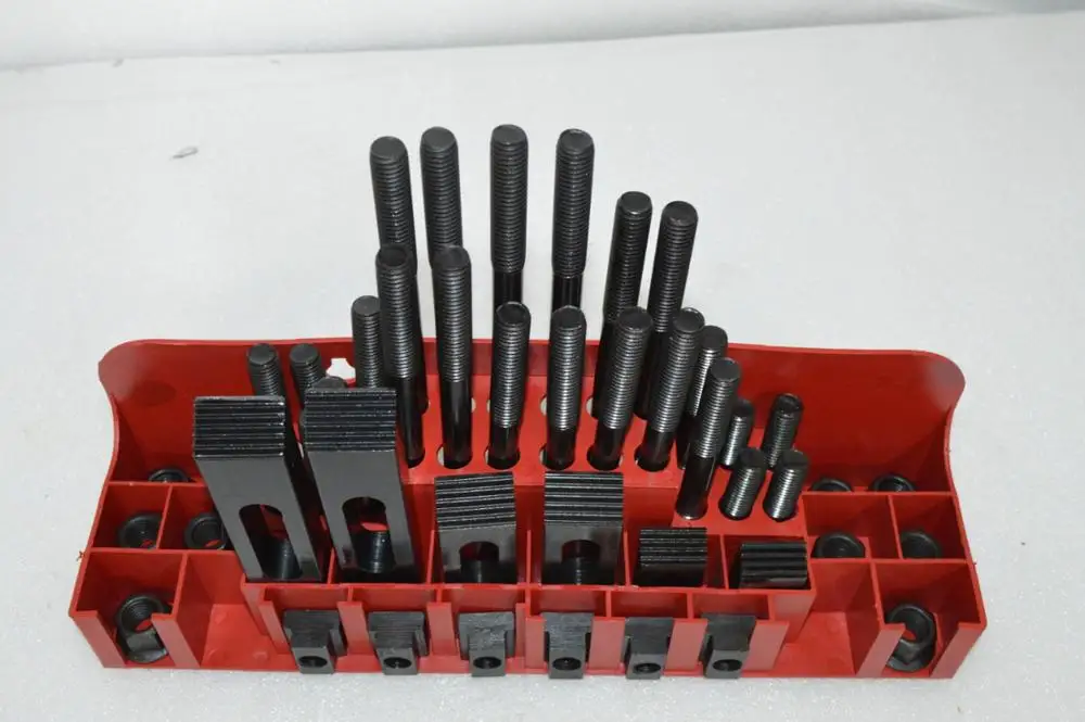 S45C Solid Steel Clamping Set 58pcs Mill Clamp Kit Vice Metex Milling Machine M12