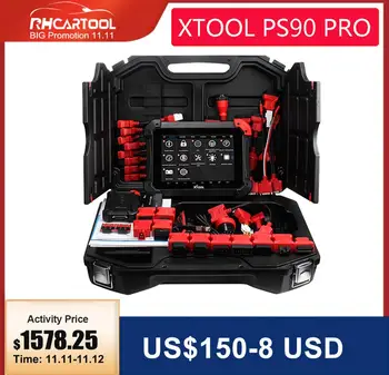 

Original XTOOL PS90 PRO Heavy Duty Diagnostic Tool For Car and Truck OBD2 Key programmer and Odometer ADJUSTMENT Update Online