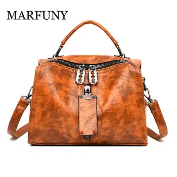 

Women Handbag PU Leather Tote Bag Retro Over Shoulder Messenger Bags For Women High Quality Tote Shopping Bag Femme Sac a Main