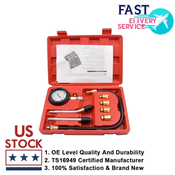 

High Quality CarBole 300PSI Engine Cylinder Pressure Gauge Diagnostic Tool Compression Tester Kit