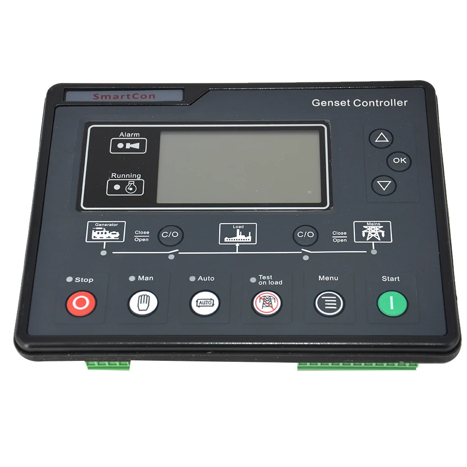 

Hot Sale AMF Generator Set Controller LCD Automatic Start Genset Ats Control Box Terminal Charge Panel Alternator Tester