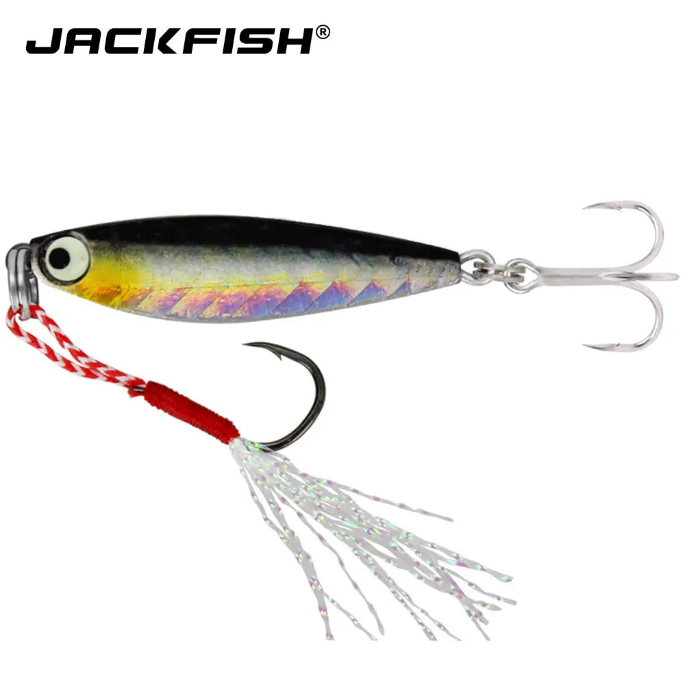 JACKFISH 7 г/10 г/16 г/20 г металлический Спиннер джиг жесткий приманка для соленой воды