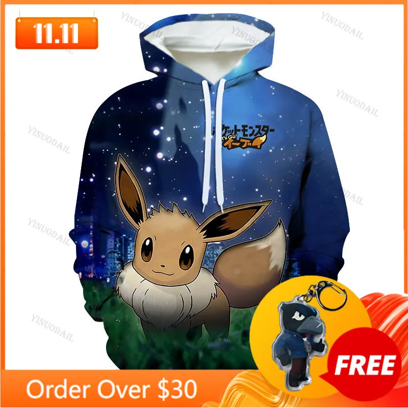 

Japan Cartoon Anime Tops Teen Clothes Cute Kids Hoodie Shooting Anime 3D Print Sweatshirt Tops Men and Women