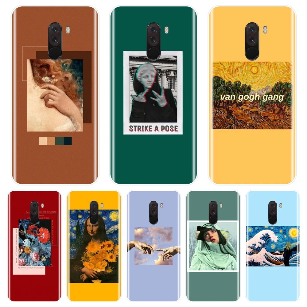 

For Pocophone F1 Xiaomi Redmi Note 6 Pro 5A Prime 5 4 4X Redmi S2 4 4A 4X 5A 6 6A 5 Plus Phone Case Silicone Yellow Back Cover