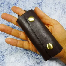 Мини органайзер для ключей кожаный небольшой держатель для ключей на талии Портативный чехол для ключей для мужчин и женщин 1135Y