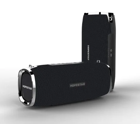 HOPESTAR A6 Bluetooth динамик Портативный беспроводной громкий динамик звуковая система 3D стерео портативный Настольный водонепроницаемый большой внешний аккумулятор Саундбар - Цвет: Black