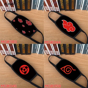 

Anime Face Mask Adult Cottons Naruto Uchiha Itachi Cosplay Uzumaki Konoha Akatsuki Cloud Mask Dust-Proof Mask Anti-fog Windproof