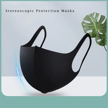 

10pcs Protective Reusable Mouth Mask Blend Dustproof Anti Dust Face Mouth Masks for Man Woman Adults Kids