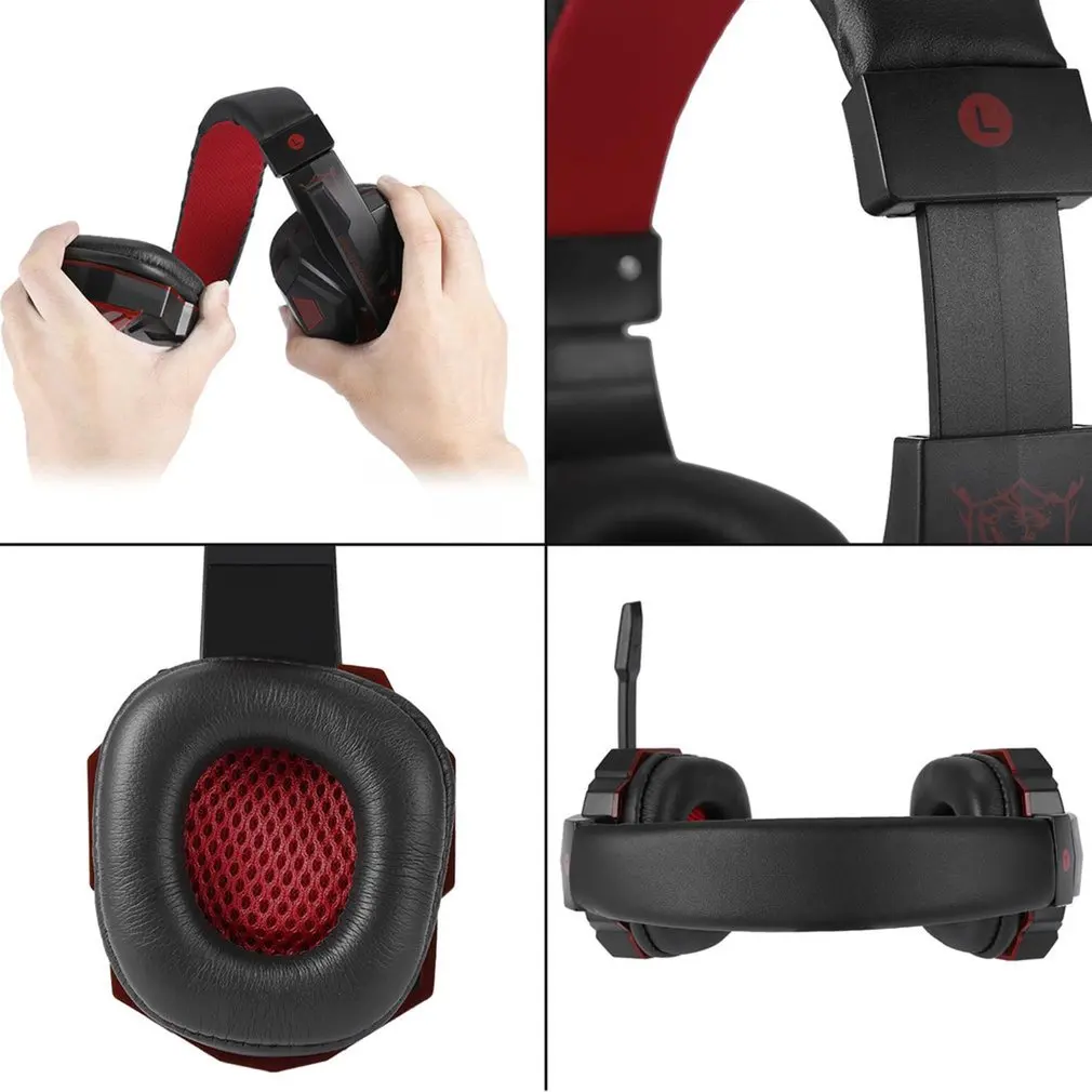 PC780 игровая гарнитура Проводные Игровые наушники геймерская гарнитура стерео звук с микрофоном для компьютера PC Gamer