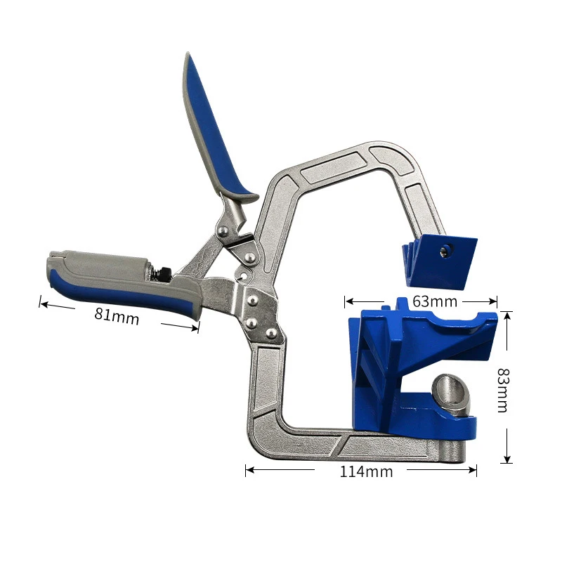90 Degree Right Angle Fixed Punch Mounter Corner Clamp Miter Jigs Woodworking Tool T Joints KHCCC 90 Degrees for Kreg Jigs