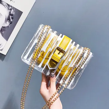 

Womens Bag Fashion Transparent Jelly Retro Wild Shoulder Messenger Sac Main Femme Torebka Damska Ladies Bags 2020 Bolsa Feminina