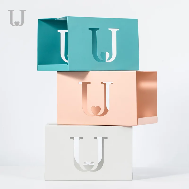 Jordanjudy Zuo Dun Judy Iron Art Tissue Box Household Teapoy Table Paper Extraction Box Creative Living Room Napkin Tissue Box