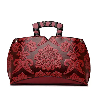 

Women Bags Crossbody Bags In National Customs Woman Package Handbag Woman Embossing Package Single Shoulder Satchel Will