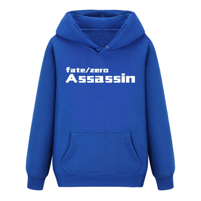 Hot Game Fate Stay Night Long Sleeves Noctilucent Hoodies Casual Sweats Blue Coat Pullover Hooded Tops