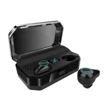 T9 беспроводные стерео наушники с Bluetooth контактным управлением мини беспроводные Tws наушники Ipx7 водонепроницаемые Hifi музыкальные наушники с микрофоном