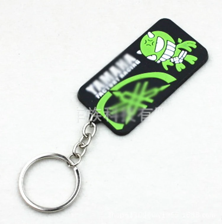 3D Motorcycle Accessories Motorcycle KeyChain Rubber Motorcycle Key Chain For DUCATI Honda Kawasaki Harley Suzuki Yamaha model - Название цвета: 8