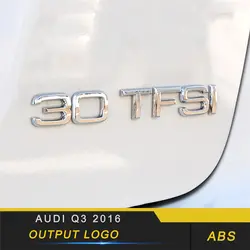 Для Audi Q3 2016 2017 2018 Выход Volum знак крышки с эмблемами обрезная рамка внешние аксессуары