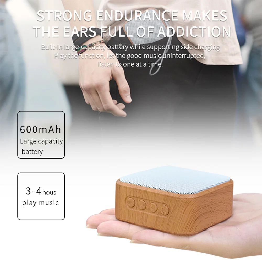 A70 винтажный мини беспроводной Bluetooth динамик с микрофоном Поддержка TF карты fm-радио IPX5 водонепроницаемый, пылезащитный, противоударный