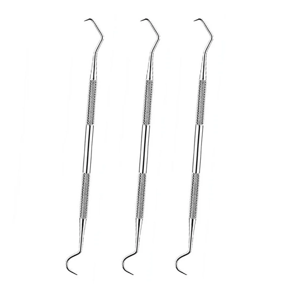 

3Pcs/set Top Quality Cleaning Dental Stainless Steel Oral Dental Double Ended Probe Dental Tool