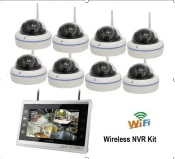 

12.5 Inch Monitor 2MP 1080P Home Security Camera 4CH/8CH NVR Kit