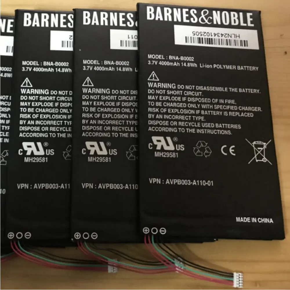 Высококачественная сменная батарея 4000 мАч BNA B0002 для BARNES NOBLE NOOK электронная книга