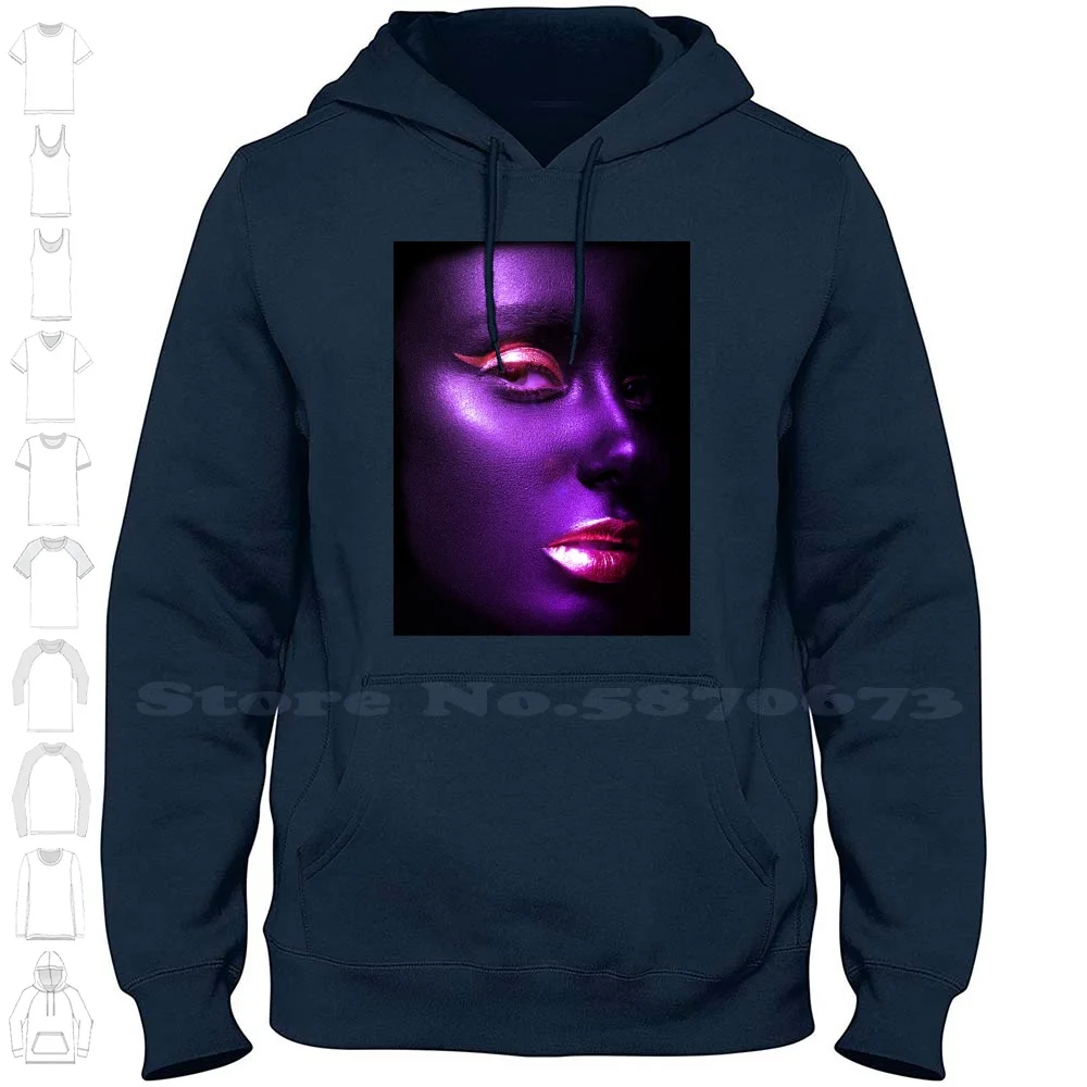 

African Queen Streetwear Sport Hoodie Sweatshirt Queen Womens Tribal Black Abstract Beauty African Female Face Jewelry Tattoo