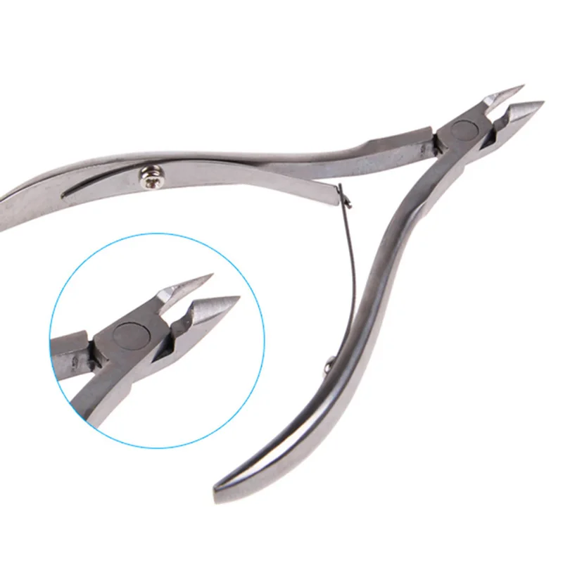 

1PC Stainless Steel Nail Nipper Cuticle Scissors Nail Cuticle Pedicure Remove Dead Skin Remover Manicure Edge Trimmer Art Tools